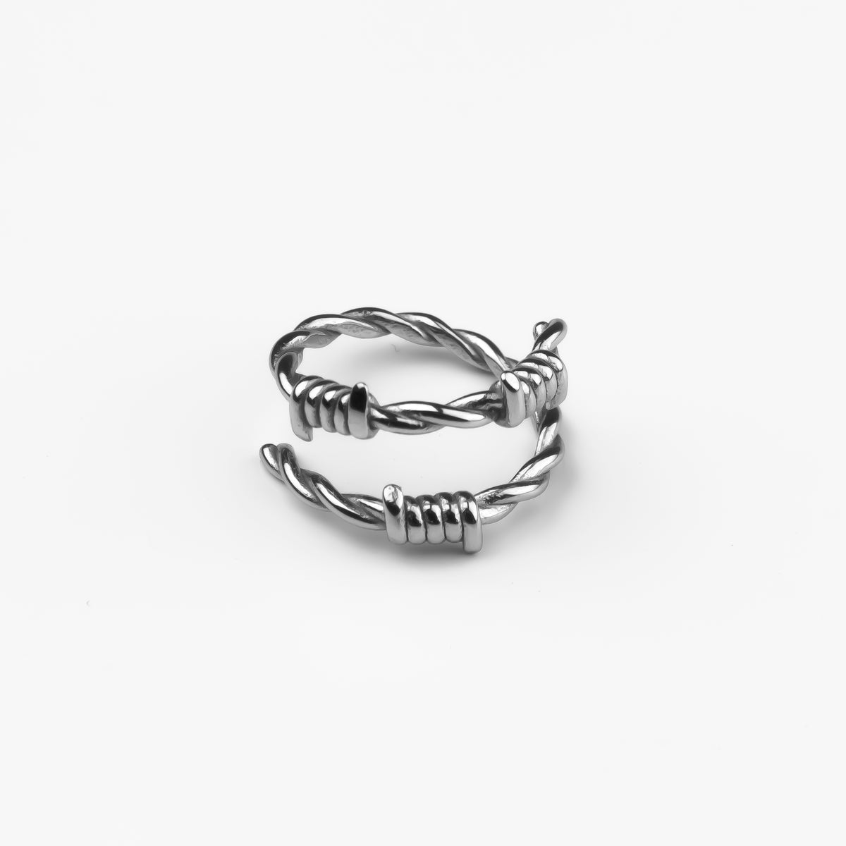 Sterling Silver Barbed Wire Ring, 925 Wire Band Ring, Handmade Sterling Silver Barbed Wire Ring, 925 Wire Band Ring, Handmade